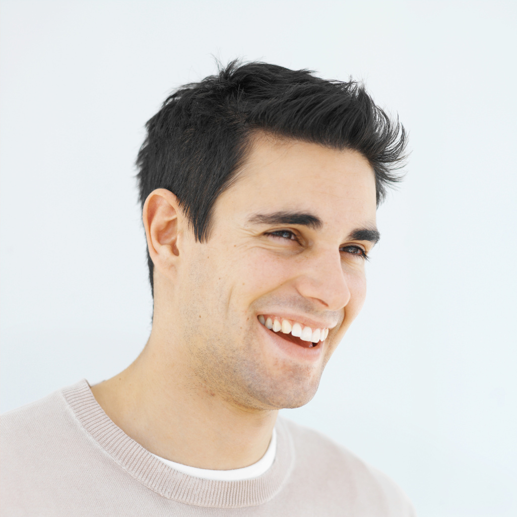 Smiling man